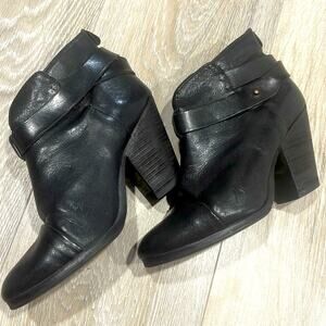 Rag and bone size 38 woman black leather bootie